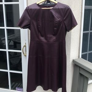 New York & Co Faux Leather dress 8